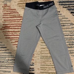 Gray Nike Capris
